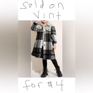 Plaid Pea Coat
